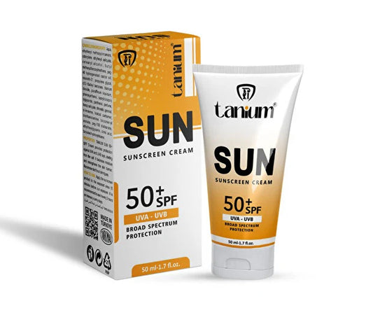 Tanium Sun SPF 50+ Sunscreen Cream | Broad Spectrum UVA/UVB Protection