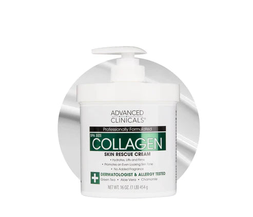 Advanced Clinicals Spa Size Collagen Cream | Intensive Firming & Anti-Aging