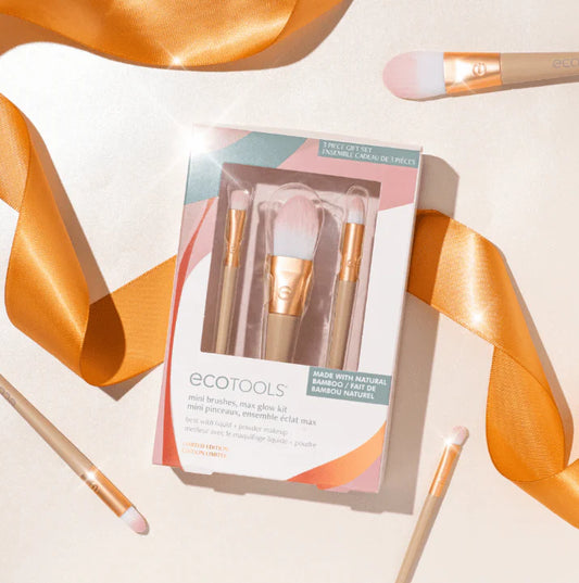 EcoTools Mini Brushes Max Glow Kit - Travel Base Essentials