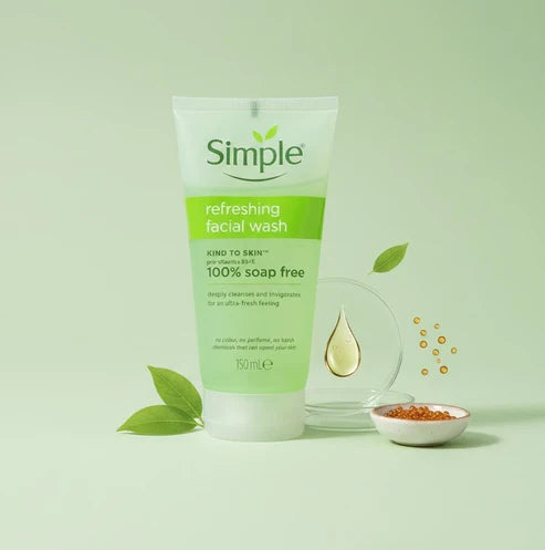 Simple Refreshing Facial Wash (Original) | Gentle Cleanser for Sensitive Skin