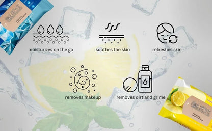 LIEVE SAFETY WITH CARE Honey & Almond Facial Wipes Cotton Face Cleaning Wet Wipes Tissue Paper Makeup Remover Facial Wash Napkin Face Wipes Disposable Multi-Purpose for Men and Women PO-3