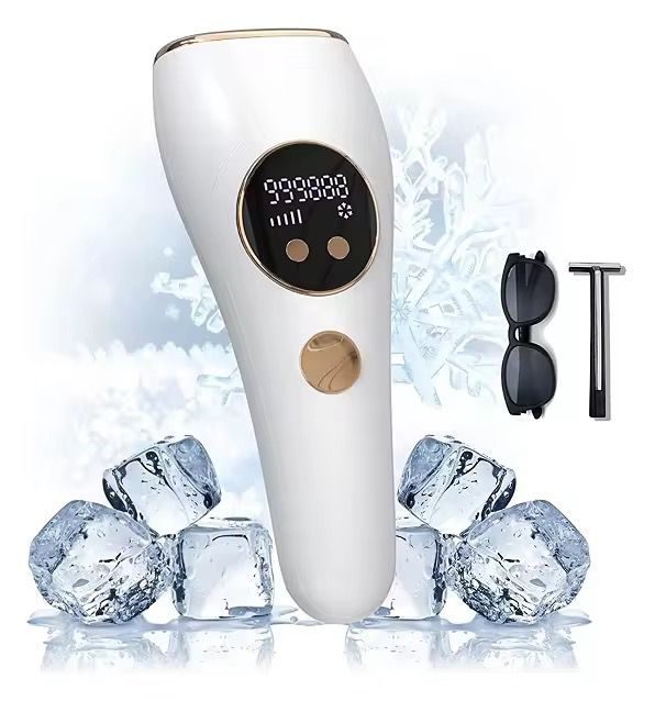 Ice Cold IPL Hair Removal Device | Painless & Permanent Reduction