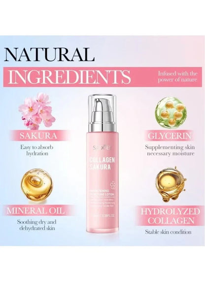 Sadoer Collagen Sakura Skincare Series | Brightening & Anti-Aging Face Care