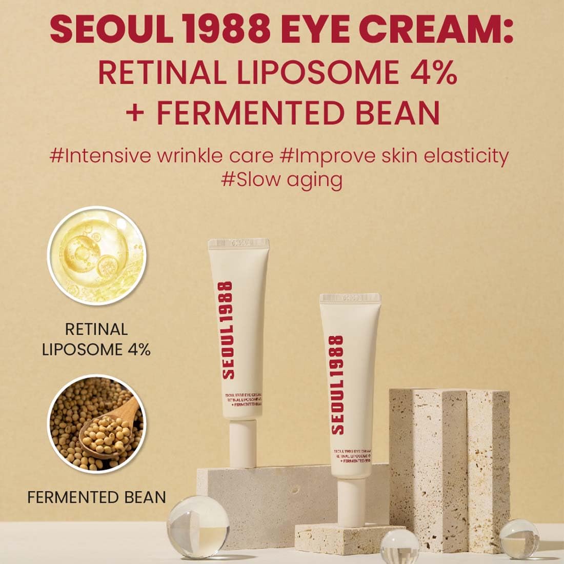 Seoul 1988 Retinal Eye Cream | Anti-Wrinkle & Dark Circle K-Beauty