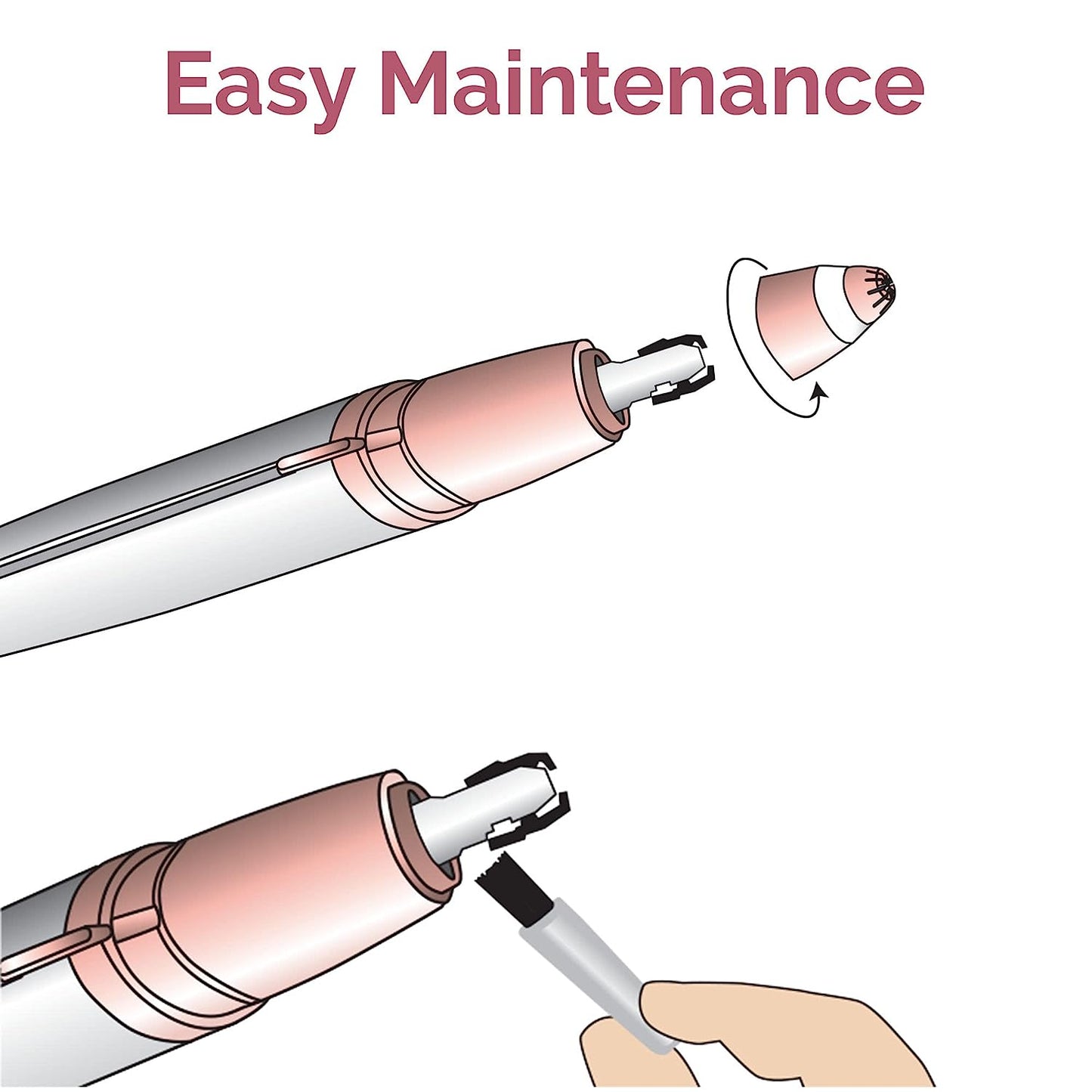 Flawless Brows Electric Hair Remover | Painless Eyebrow Shaping