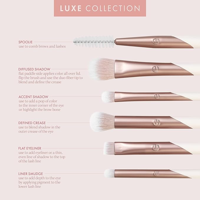 EcoTools Luxe Exquisite Eye Kit - Vegan Makeup Brushes