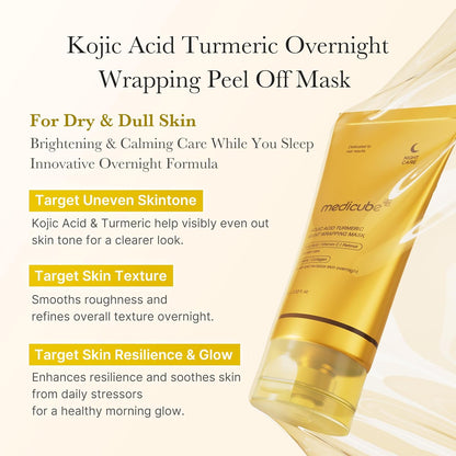 Kojic Acid Turmeric Night Wrapping Mask | Brightening & Repair Overnight Care