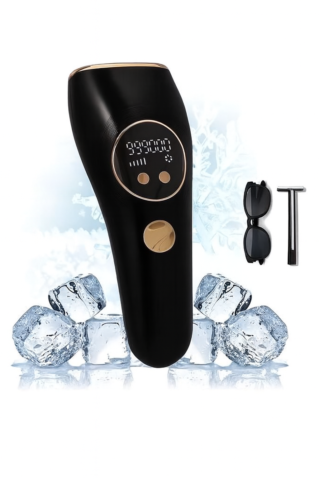 Ice Cold IPL Hair Removal Device | Painless & Permanent Reduction
