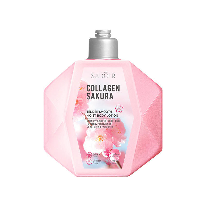 SADOER Collagen Sakura Body Lotion | Brightening & Hydrating Body Care