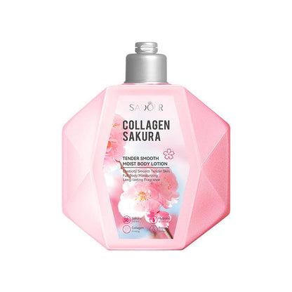 SADOER Collagen Sakura Body Lotion | Brightening & Hydrating Body Care