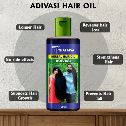 Adivasi Herbal Hair Oils | Natural Growth, Anti-Hair Fall & Strength