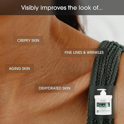 Advanced Clinicals Spa Size Collagen Cream | Intensive Firming & Anti-Aging
