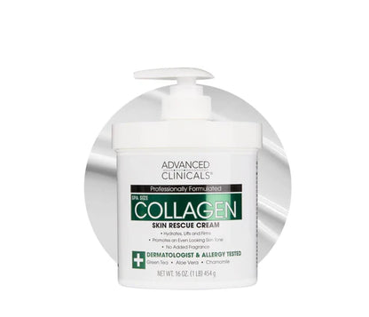 Advanced Clinicals Spa Size Collagen Cream | Intensive Firming & Anti-Aging