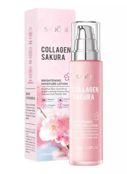 Sadoer Collagen Sakura Skincare Series | Brightening & Anti-Aging Face Care