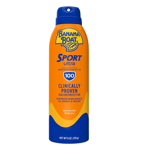 Banana Boat Sport Ultra Clear Sunscreen Spray SPF 100 | Maximum Protection