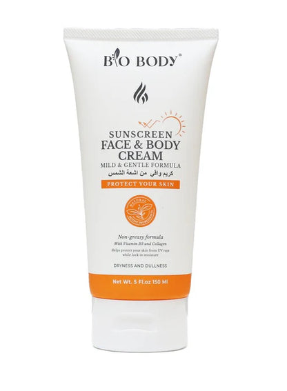 BIO BODY Sunscreen Cream SPF 50+ | Face & Body Broad Spectrum Protection