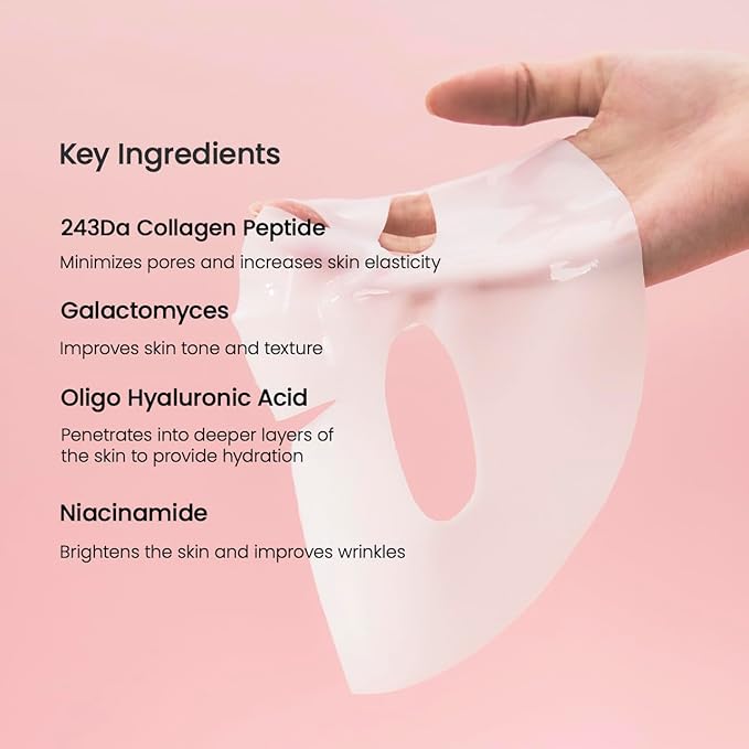 Bio-Collagen Real Deep Mask | Overnight Firming & Pore Minimizing K-Beauty
