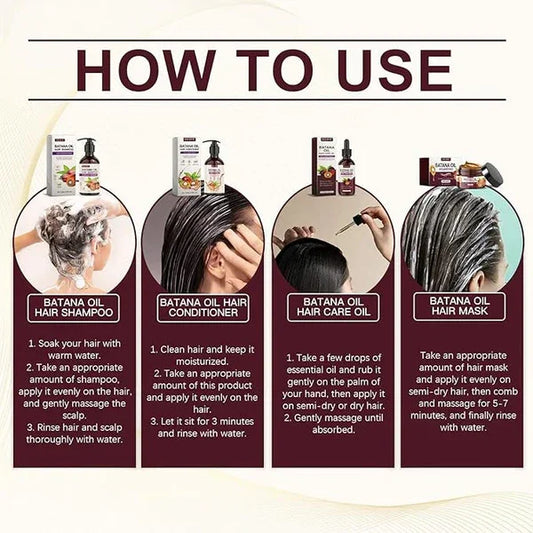 Batana Oil Hair Care Set (Original)