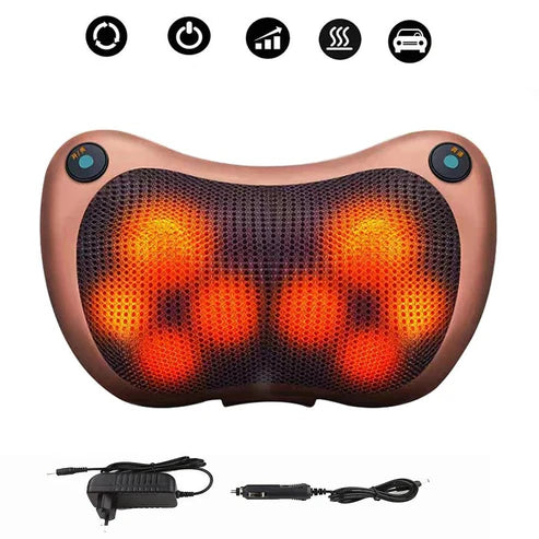 Electric Massage Pillow | Shiatsu, Heat & Deep Tissue Neck & Body Relief