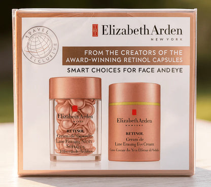 Elizabeth Arden Retinol Ceramide Capsules & Eye Cream Set | Advanced Anti-Aging