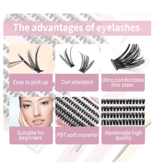 Eyelash Cluster Kits | DIY Extensions for Volume & Long-Lasting Wear