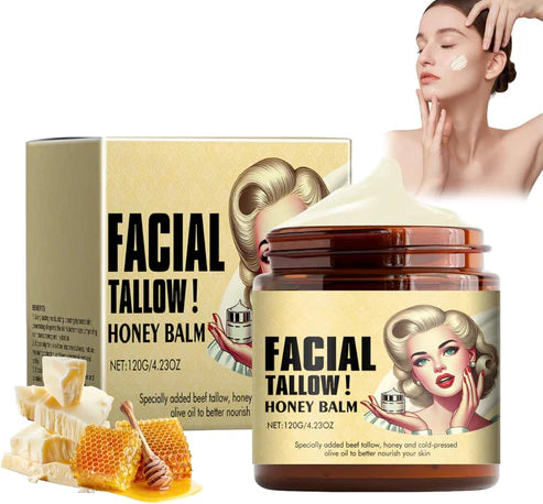 Facial Tallow Honey Balm | Ancestral Skincare for Intensive Moisture & Repair