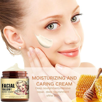 Facial Tallow Honey Balm | Ancestral Skincare for Intensive Moisture & Repair