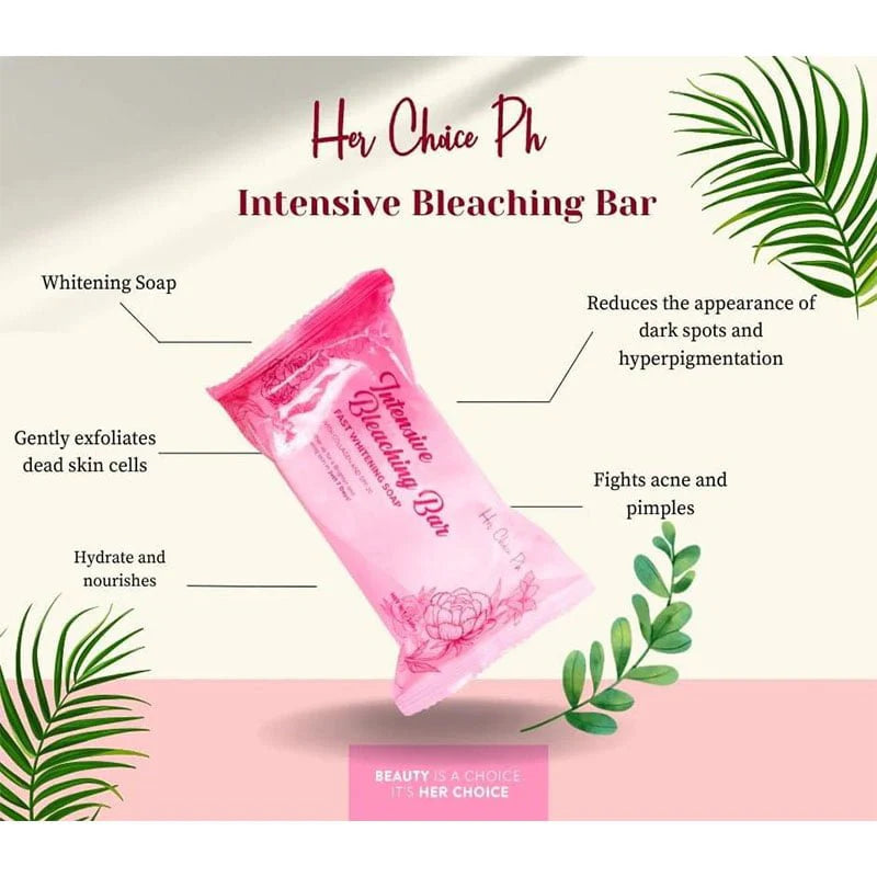 Her Choice Intensive Bleaching Bar (Original) | Dark Spot Correction & Whitening Soap