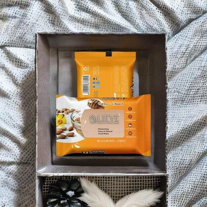 LIEVE SAFETY WITH CARE Honey & Almond Facial Wipes Cotton Face Cleaning Wet Wipes Tissue Paper Makeup Remover Facial Wash Napkin Face Wipes Disposable Multi-Purpose for Men and Women PO-3