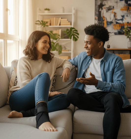 Lordex Self-Heating Ankle Support | Magnetic Therapy & Foot Joint Pain Relief