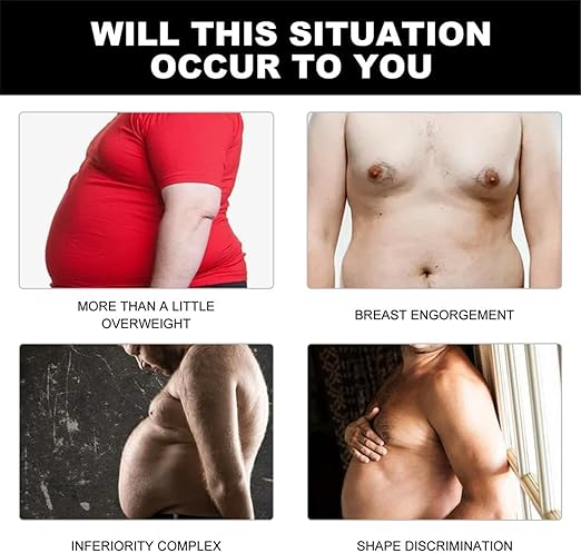 Men Therm Bee Venom Gynecomastia Oil | Heating Formula for Chest Tightening