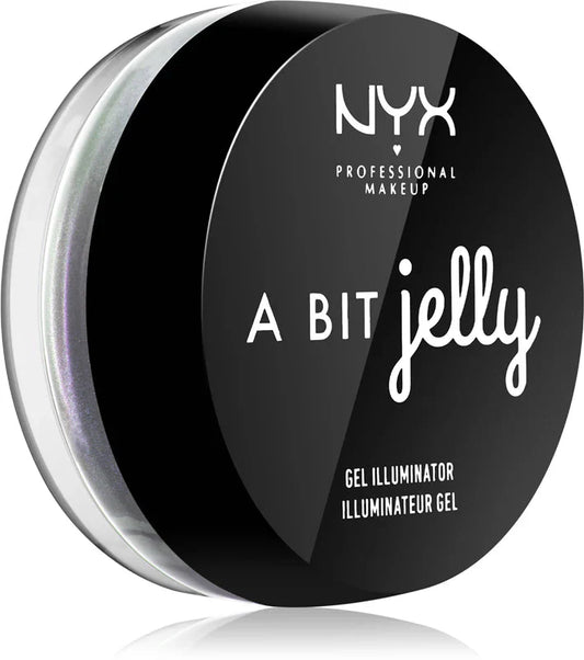 NYX A Bit Jelly Gel Illuminator | Water-Based Dewy Glow for Face & Body