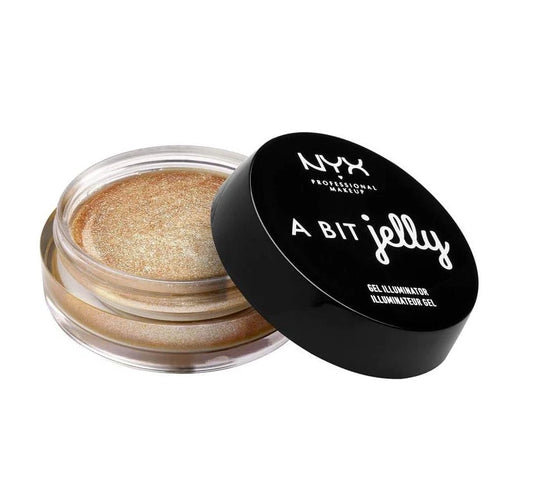 NYX A Bit Jelly Gel Illuminator | Water-Based Dewy Glow for Face & Body