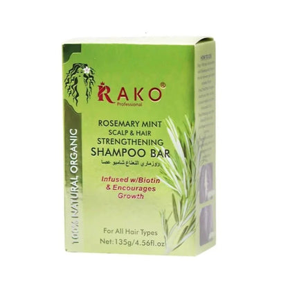Rako Shampoo Bar | Rosemary & Mint for Hair Growth & Strength