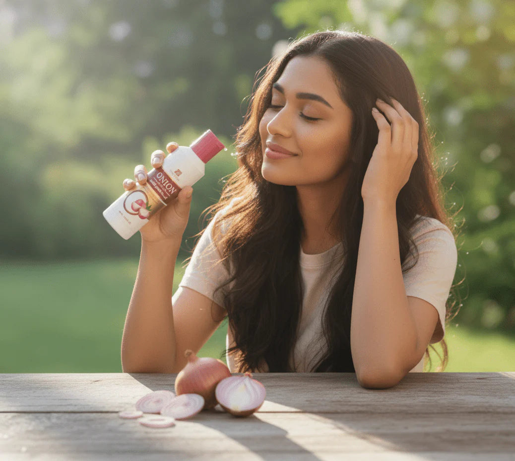 Rose Berry Onion Hair Oil | Anti-Hair Fall & Hair Growth Treatment