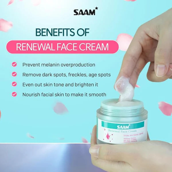 SAAM Renewal Cream: Melasma & Dark Spot Treatment