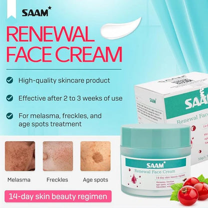 SAAM Renewal Cream: Melasma & Dark Spot Treatment