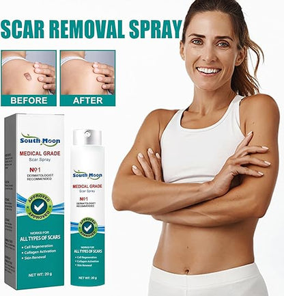 South Moon Scar Spray | Scar Reduction, Acne Marks & Stretch Mark Repair