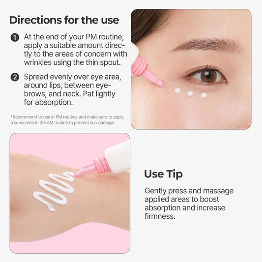 Torriden Cellmazing Eye Cream | Retinol, Collagen & 10D HA Firming K-Beauty