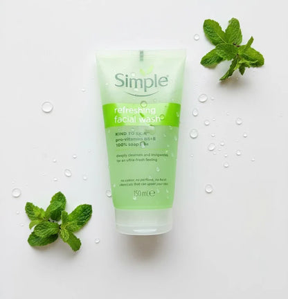 Simple Refreshing Facial Wash (Original) | Gentle Cleanser for Sensitive Skin