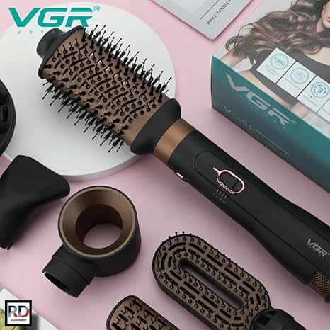 VGR Professional 6-in-1 Hot Air Styler | Curling, Drying & Volumizing Kit